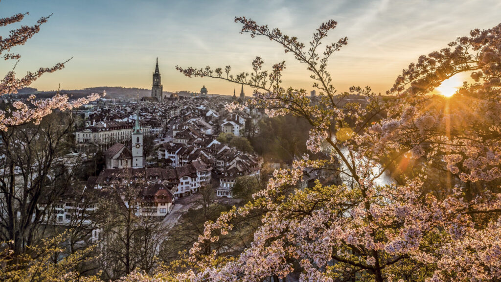 Berna, città piena di fiabeschi giardini. Svizzera