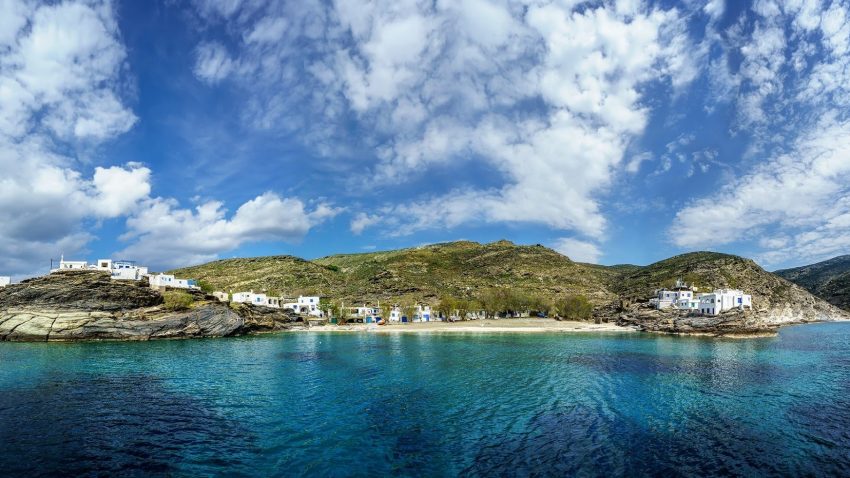 L'isola di Tinos, nell'arcipelago delle Cicladi