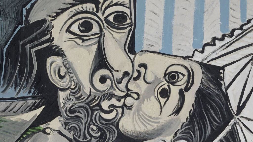 Picasso, "Il bacio"