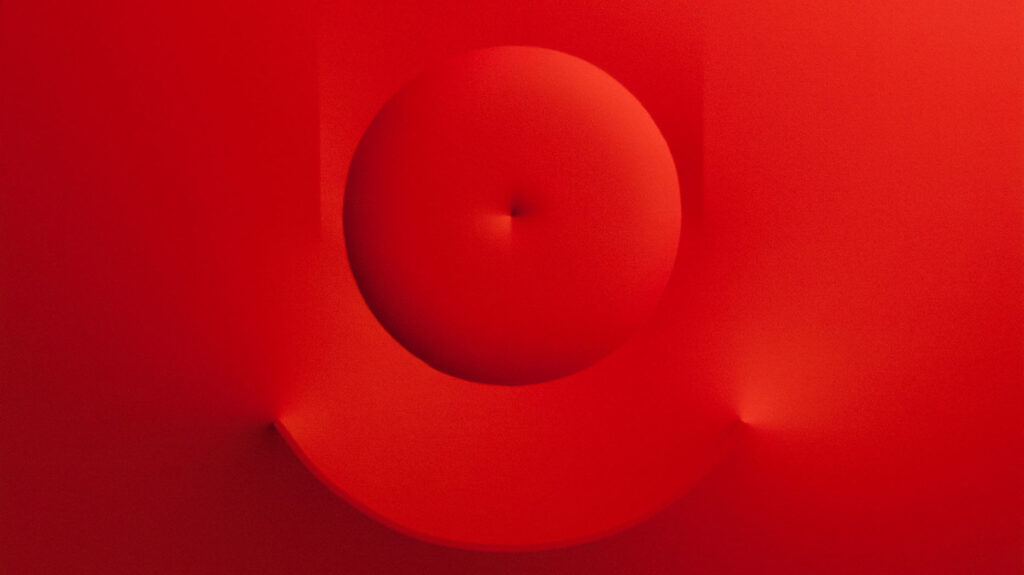 "Rosso", Agostino Bonalumi, 1966