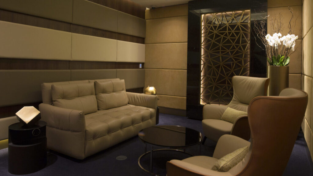 La Private room di Etihad First Class Lounge and Spa, Abu Dhabi