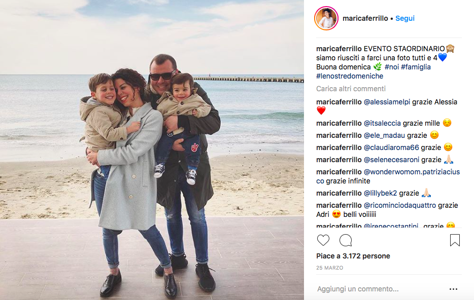 Marica Ferrillo e la sua A romantic mom in blue @instagram
