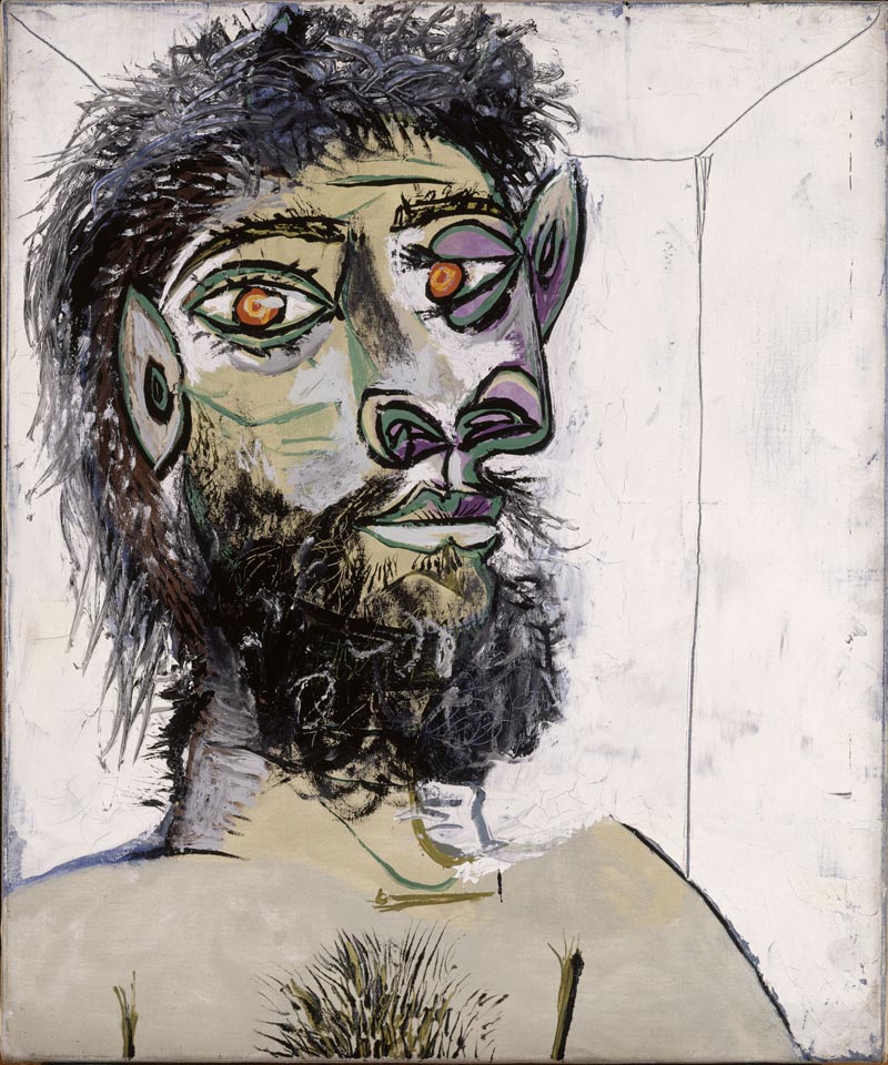 Picasso (1881-1973), Testa di uomo barbuto. Paris, Musée Picasso