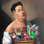 Il leader nordcoreano nei tratti dello street artist calabrese