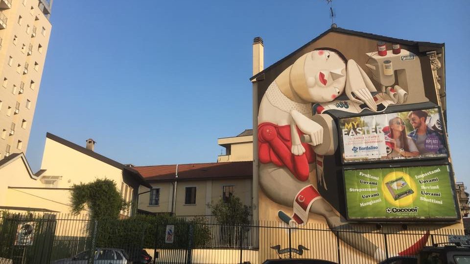 murales a milano madama hostel via brembo
